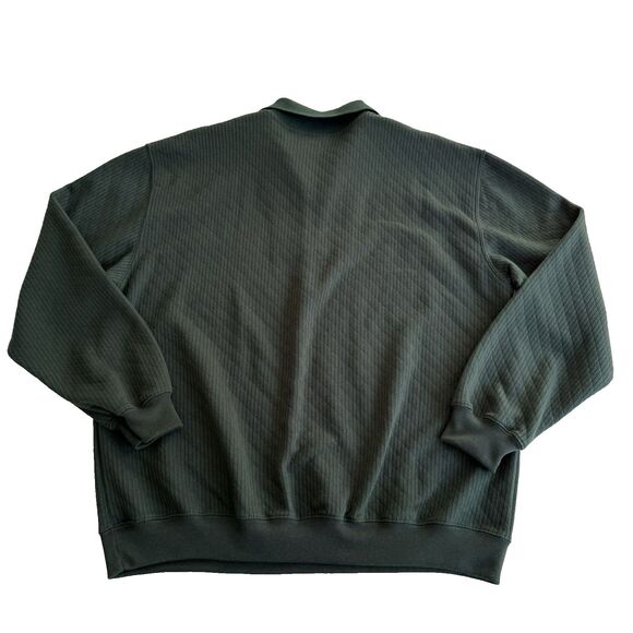 Vtg Baxter and Wells  PETITE Autumn Leaves 1/4 Zip Sweatshirt Sz PL Embroidered - Picture 9 of 9